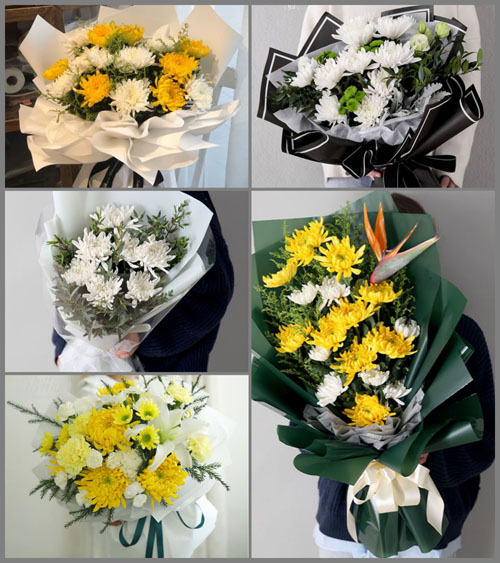 江苏泰州靖江市孤山镇园山社区白事花束代送